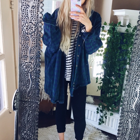 Tops - Coastal Moonstone Flannel H8